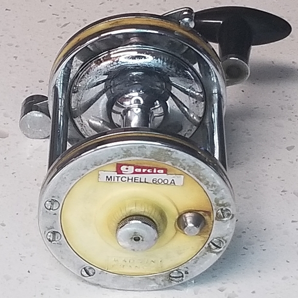 Vintage Garcia Mitchell 600A Trolling Fishing Reel Made in France - Picture 1 of 16